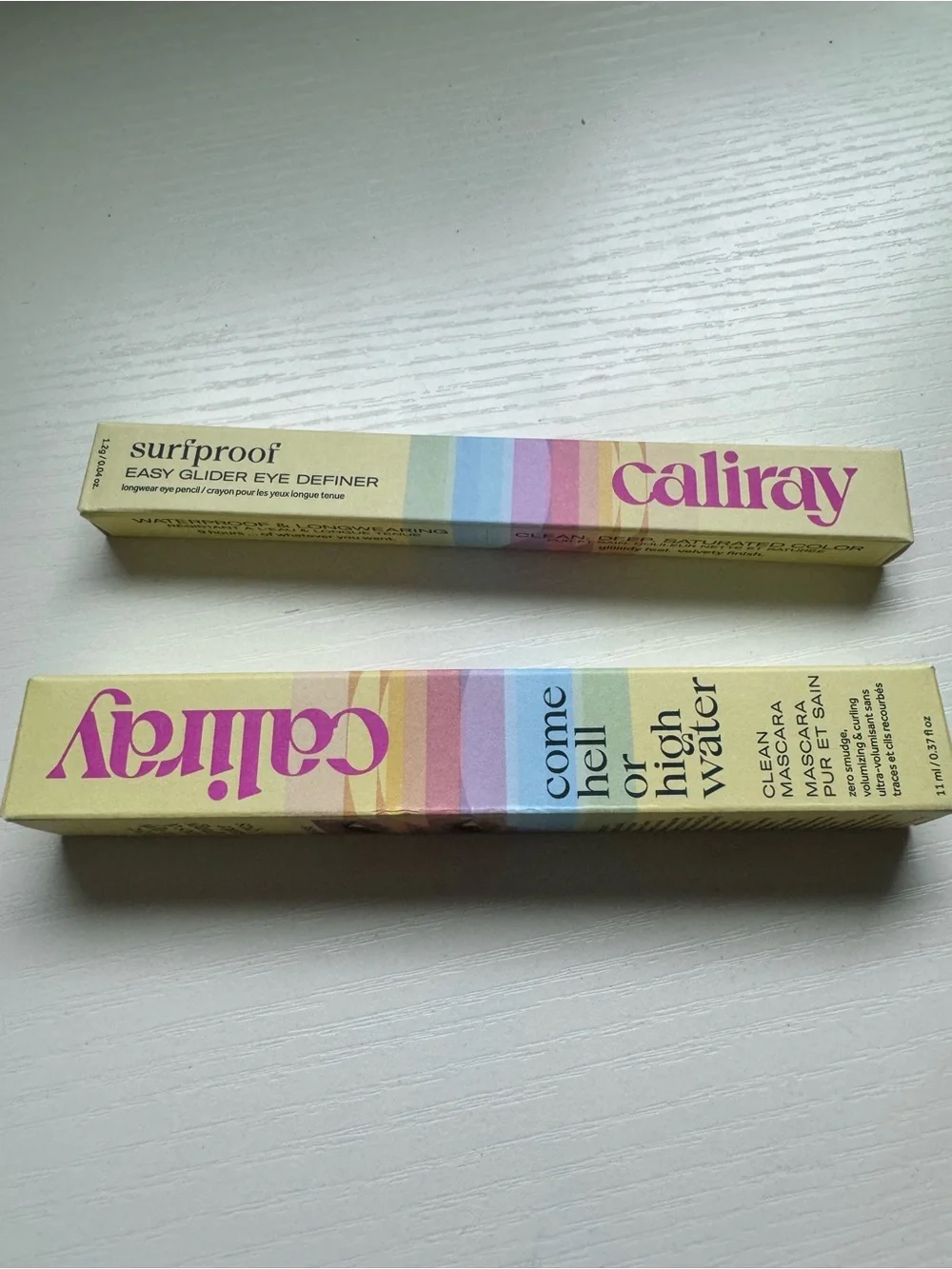 Caliray Surfproof Eyeliner & Come Hell or High Water Mascara set